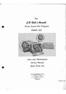 Bell and Howell 622 manual. Camera Instructions.
